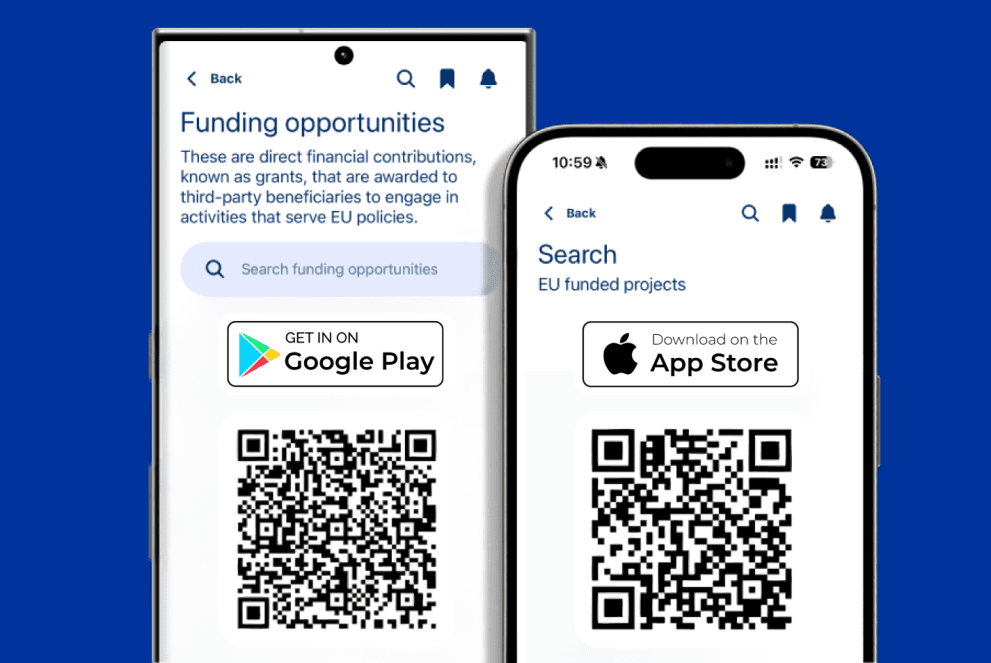 qr kódy na obrazovkách mobilních zařízení