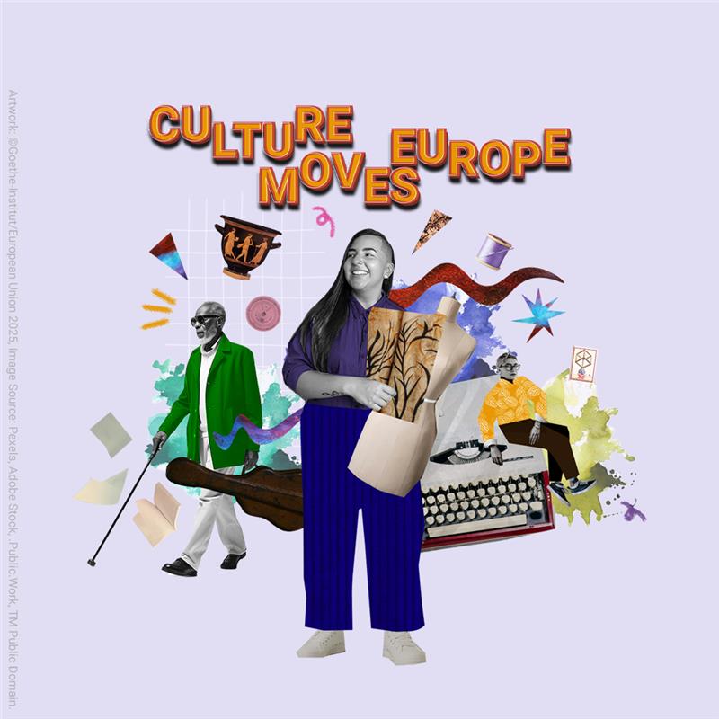 barevný a veselý vizuál Culture Moves Europe